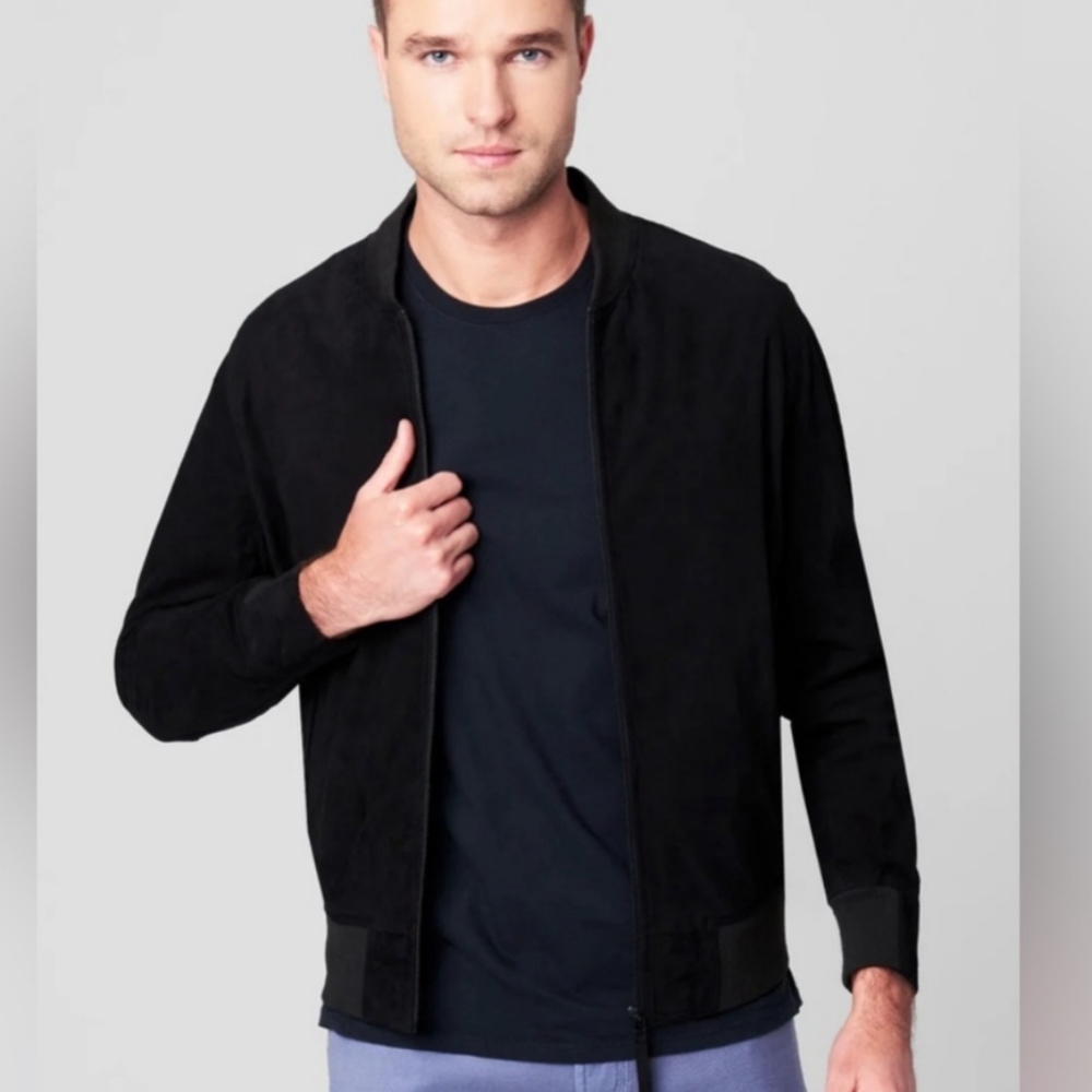 Blank NYC Classic Black Bomber Jacket